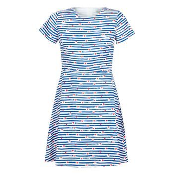 MELIO  women's Dress in Blue. Sizes available:M,XL,XS