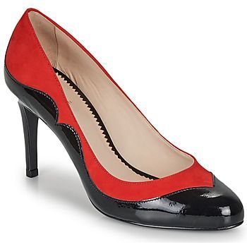 LA GALANTE  women's Court Shoes in Red. Sizes available:6.5
