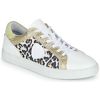 FURRY  women's Shoes (Trainers) in White
