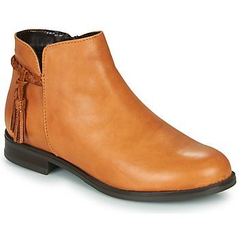 MILOU  women's Mid Boots in Brown. Sizes available:3.5,7.5