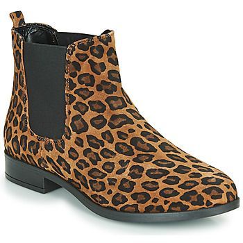 ELEGANTE  women's Mid Boots in Brown. Sizes available:4,7.5