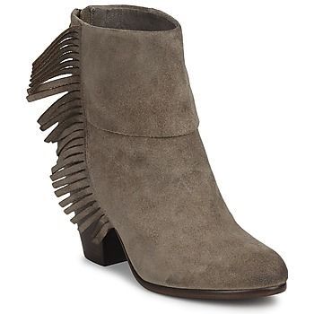 QUICK  women's Low Ankle Boots in Grey