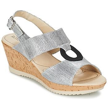 REPPE  women's Sandals in Silver