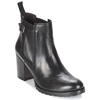 NAPOLI  women's Low Ankle Boots in Black