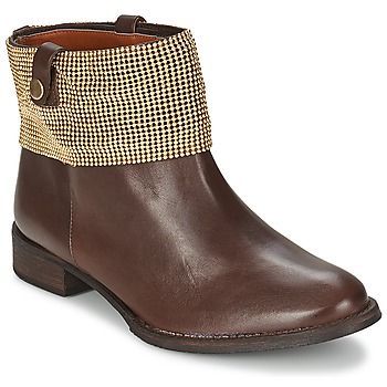 WAIPOHI  women's Mid Boots in Brown