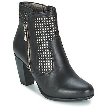 SAMPI  women's Low Ankle Boots in Black