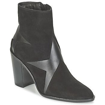 SKYWALK  women's Low Ankle Boots in Black