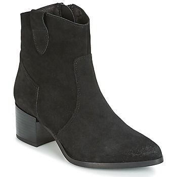 NAJA  women's Low Ankle Boots in Black. Sizes available:4