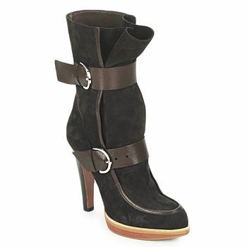 WILD  women's Low Ankle Boots in Black