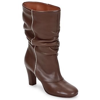 SAHARA  women's Low Ankle Boots in Brown