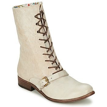 ROMANOLO  women's Mid Boots in White