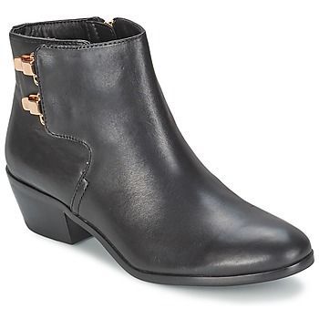 PETER  women's Low Ankle Boots in Black