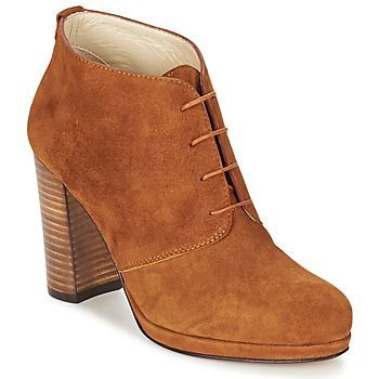 PANAY  women's Low Ankle Boots in Brown