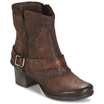 VINEL  women's Low Ankle Boots in Brown
