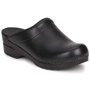 SONJA OPEN  women's Clogs (Shoes) in Black