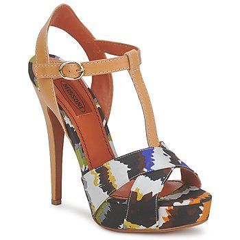 TM69  women's Sandals in Multicolour
