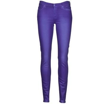 THE SKINNY VINE LEAF  women's Skinny Jeans in Purple