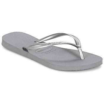SLIM  women's Flip flops / Sandals (Shoes) in Grey