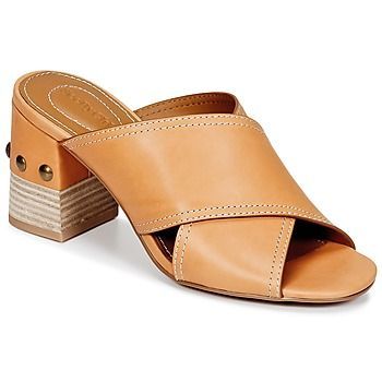 SB30083  women's Mules / Casual Shoes in Brown