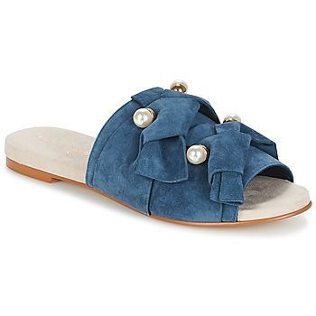 NAOMI-BLUE  women's Mules / Casual Shoes in Blue