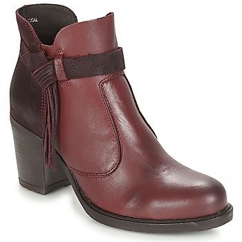 SORIA MXCO  women's Low Ankle Boots in Red