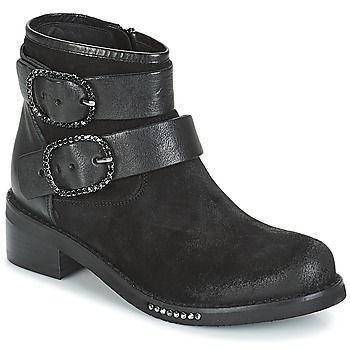 MYLANN  women's Mid Boots in Black