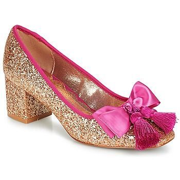 SABRINA  women's Court Shoes in Gold