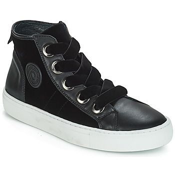 Zally  women's Shoes (High-top Trainers) in Black