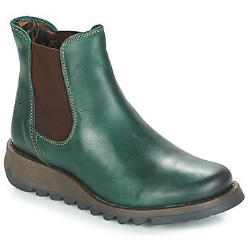 SALV  women's Mid Boots in Green