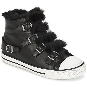VALKO  women's Shoes (High-top Trainers) in Black