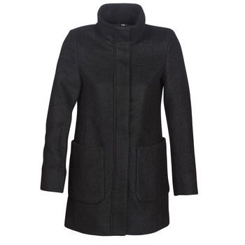 VEYRA  women's Coat in Black