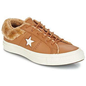 ONE STAR LEATHER OX  women's Shoes (Trainers) in Brown