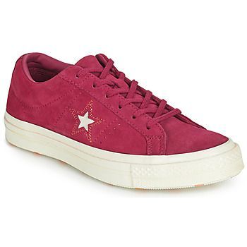 ONE STAR LOVE IN THE DETAILS SUEDE OX  women's Shoes (Trainers) in Pink