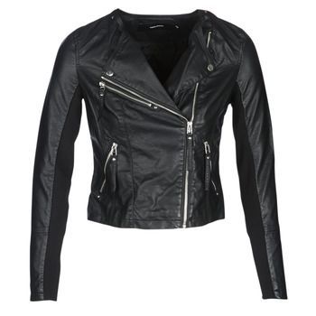 VMRIA FAV  women's Leather jacket in Black
