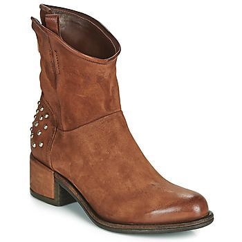 OPEA STUDS  women's Mid Boots in Brown