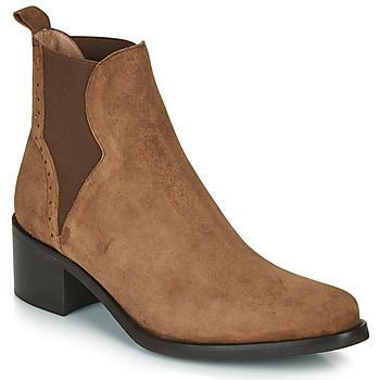 PALMA  women's Low Ankle Boots in Brown