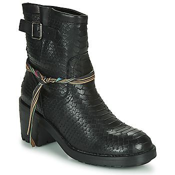 NAHA  women's Low Ankle Boots in Black