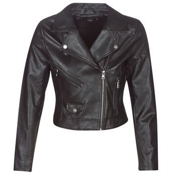 ONLENYA  women's Leather jacket in Black