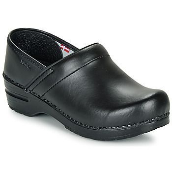 PROF  women's Clogs (Shoes) in Black
