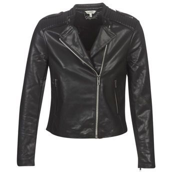XUT  women's Leather jacket in Black