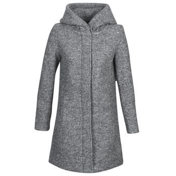 VICANIA  women's Coat in Grey