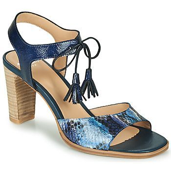 RUBY  women's Sandals in Blue. Sizes available:3.5