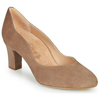 MORAN  women's Court Shoes in Beige. Sizes available:4,7