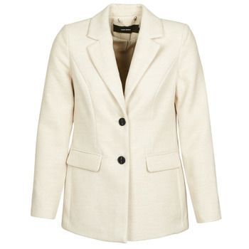 VMCALA  women's Coat in White. Sizes available:M