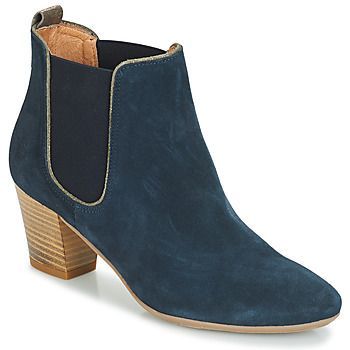 RELEASE  women's Low Ankle Boots in Blue. Sizes available:3.5