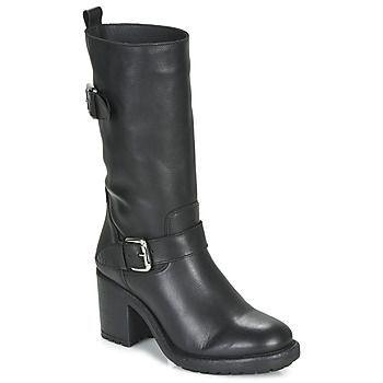 NASHVILLE  women's High Boots in Black. Sizes available:6.5,7.5