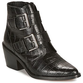 NAPOLITA  women's Low Ankle Boots in Black. Sizes available:3.5