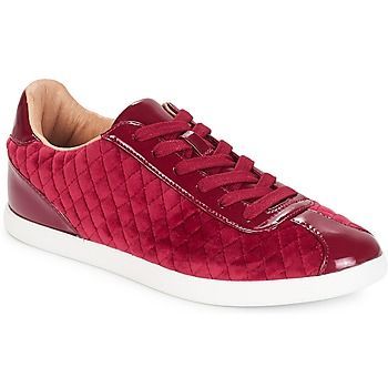 VELVET  women's Shoes (Trainers) in Red