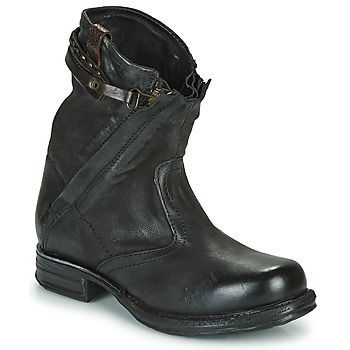 SAINT METAL ZIP  women's Mid Boots in Black