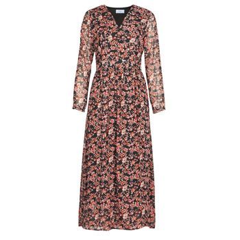 NOISETTE  women's Long Dress in Multicolour. Sizes available:XL